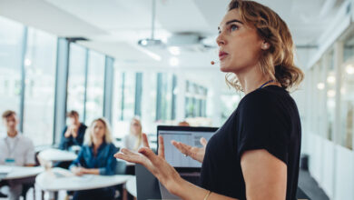 Practical ways to ease presentation nerves