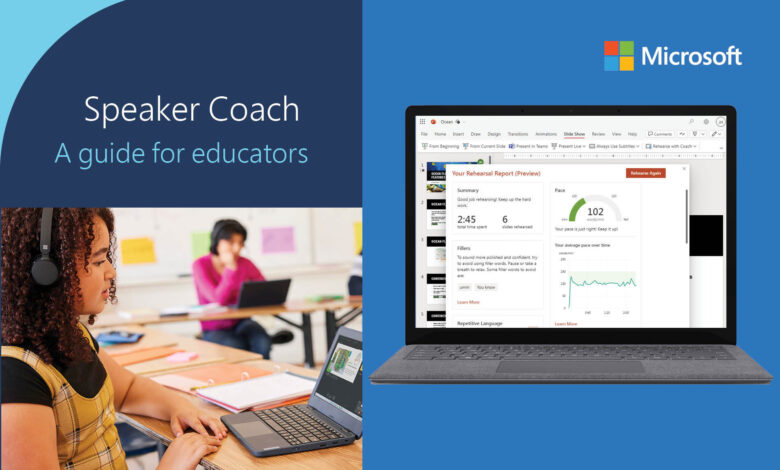 How educators can use Speaker Coach to develop confident public speakers