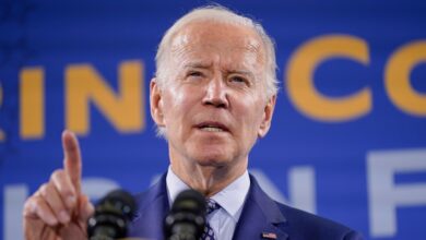 Joe Biden speaks about leadership at conference in San Diego Joe Biden speaks about leadership at conference in San Diego