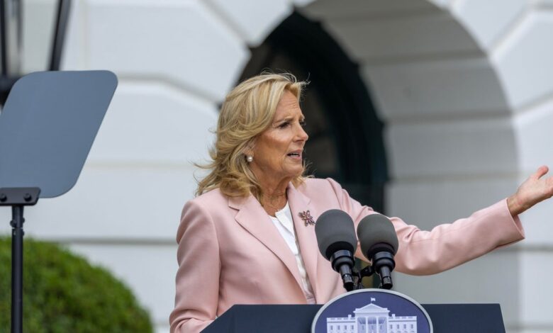 Former first lady Jill Biden speaking engagement in Santa Cruz, California canceled Former first lady Jill Biden speaking engagement in Santa Cruz, California canceled